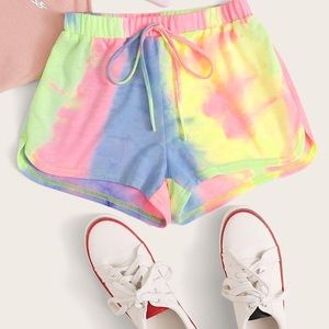 Tie Dye Dolphin Shorts